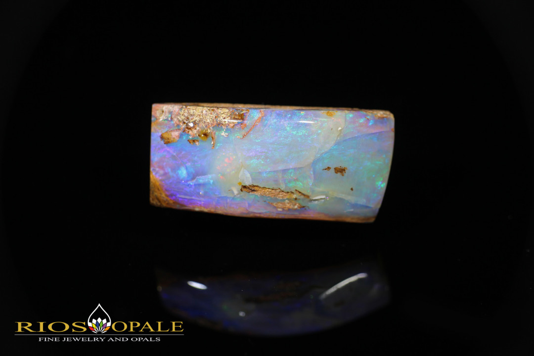 Jundah Pipe Wood opalisiertes Holz Boulder Opal - 27,62ct - 30x14x8mm