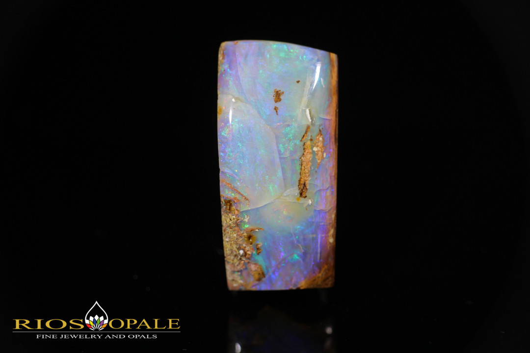 Jundah Pipe Wood opalisiertes Holz Boulder Opal - 27,62ct - 30x14x8mm