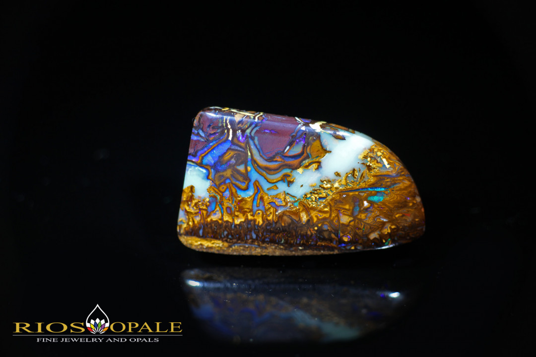 Tolle Musterung und gute Farbe - Koroit Boulder Opal - 28,23ct