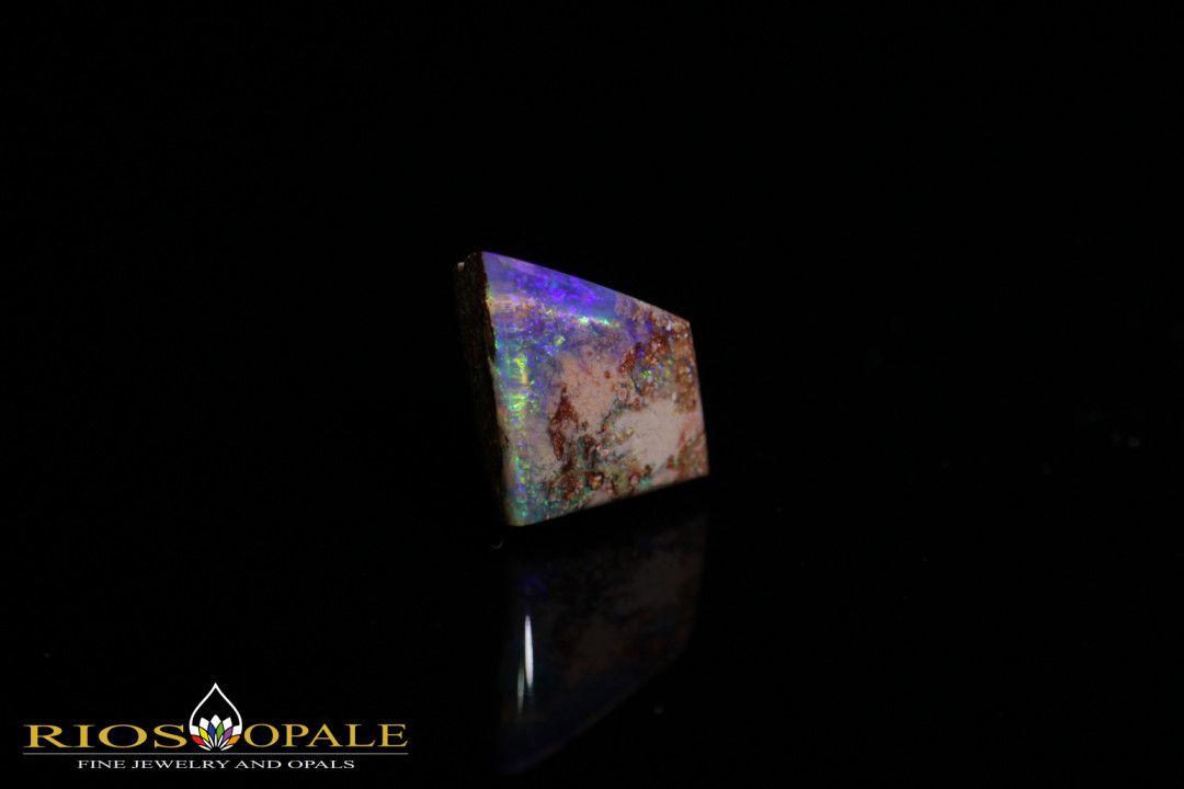 Jundah Pipe Wood Opal - in blau und grün - 5,64ct