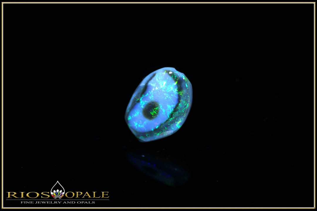 Welo Phantom Egg Opal "Das Auge" - 6,64ct